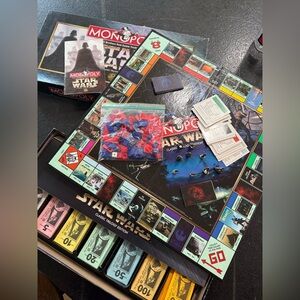 1997 Hasbro Monopoly: Star Wars Classic Trilogy Edition – Complete